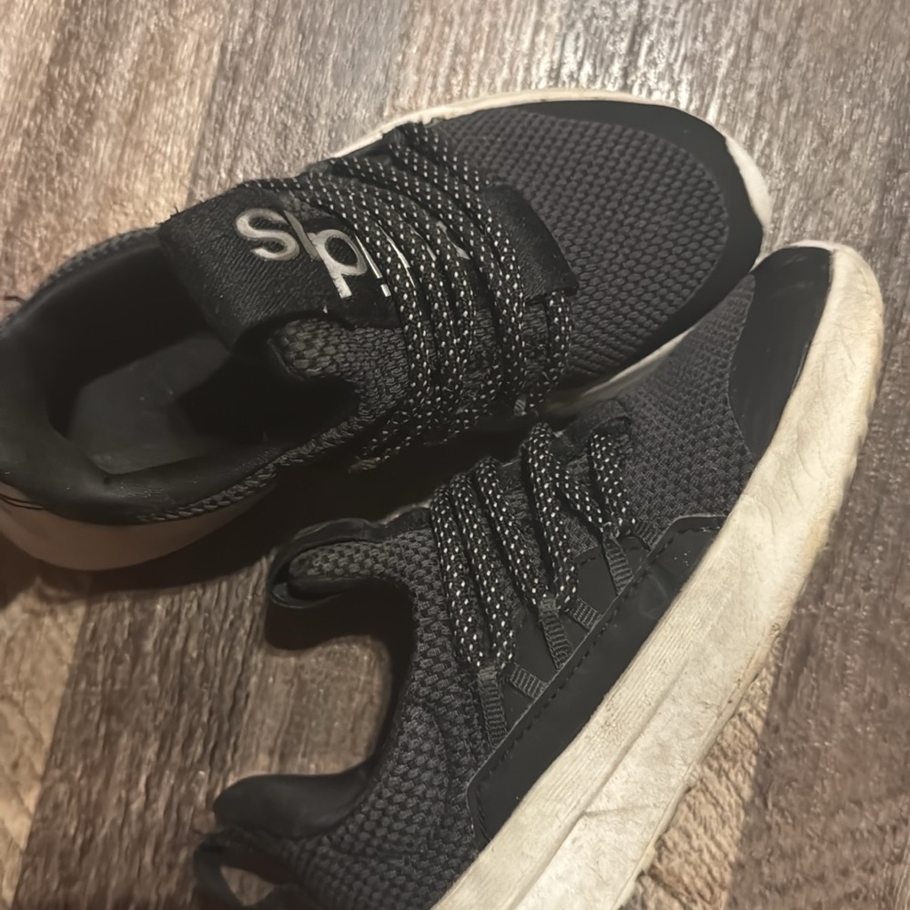 adidas Black and White Kids Sneakers